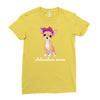 chihuahua mom Ladies Fitted T-Shirt