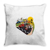 super fighting kart Throw Pillow
