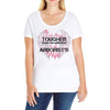 The Only Thing Tougher Than An Arborist Is An Arborist's Wife Ladies Curvy T-Shirt