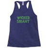 wicked smaht funny Racerback Tank