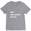 sarcastic V-Neck Tee