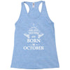 Legends Are Born In October Racerback Tank