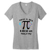 happy pi day pi day 2015 3 14 15 9 26 53 Women's V-Neck T-Shirt