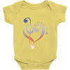 music expresses clef heart girls Baby Onesie