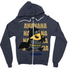 anananananana Zipper Hoodie