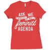 feminist agenda Ladies Fitted T-Shirt