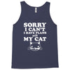 sorry i can't i have plans with my cat lady funny Tank Top