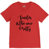 fearless is the new pretty V-Neck Tee