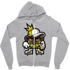hop hop bear Zipper Hoodie