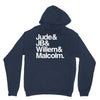 a litle life book white logo Unisex Hoodie