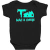 mac and cheese Baby Bodysuit