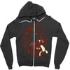 banana eating lion Zipper Hoodie