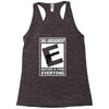 second amendment rated e for everyone Racerback Tank