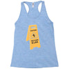 the floor is lava Racerback Tank