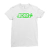 black funny glow in dark glowing Ladies Fitted T-Shirt