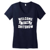 welcome to the shitshow Women's V-Neck T-Shirt