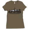 Pray for Las Vegas Ladies Fitted T-Shirt