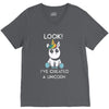 look i've created a unicorn V-Neck Tee