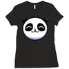little panda Ladies Fitted T-Shirt