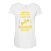 I am a Sarcoma Survivor - What's Your Superpower? Maternity Scoop Neck T-shirt