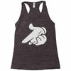 mickey hands gun Racerback Tank
