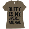 buffy spirit animal Ladies Fitted T-Shirt