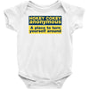 hokey cokey anonymous, ideal birthday gift or present Baby Bodysuit