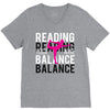 Reading Yoga Wine Balance V-Neck Tee