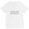 spoiler alert everyone dies V-Neck Tee