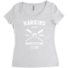 hawkins babysitting club indiana mike dustin eleven demogorgon strange Women's Triblend Scoop T-shirt