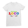 loco coco skul Ladies Fitted T-Shirt