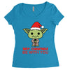 may christmas be with you Women's Triblend Scoop T-shirt