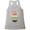 Hunting Season Retro Color 80s Style Racerback Tank