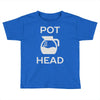 pot head coffee lover Toddler T-shirt