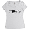 i like to Women's Triblend Scoop T-shirt