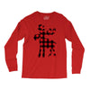 lumberjack reindeer Long Sleeve Shirts