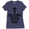 resting bitch face Ladies Fitted T-Shirt