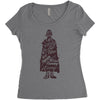 hero training Women's Triblend Scoop T-shirt