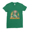 humans Ladies Fitted T-Shirt