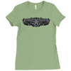 pinstripe 2 skull humor funny Ladies Fitted T-Shirt
