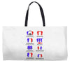 how politics work Weekender Totes