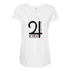 moment best friend Maternity Scoop Neck T-shirt