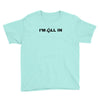 i'm all in poker player Youth Tee