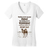realize it's hump day Women's V-Neck T-Shirt
