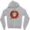 so long Zipper Hoodie