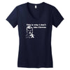 i dont like clowns tfunny Women's V-Neck T-Shirt