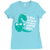 t rex skipped too many arm days Ladies Fitted T-Shirt