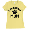 cavachon mum Ladies Fitted T-Shirt