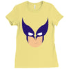wolverine mask Ladies Fitted T-Shirt