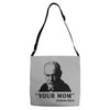 Your Mom, Sigmund Freud Quote, Adjustable Strap Totes
